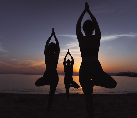Sunrise yoga