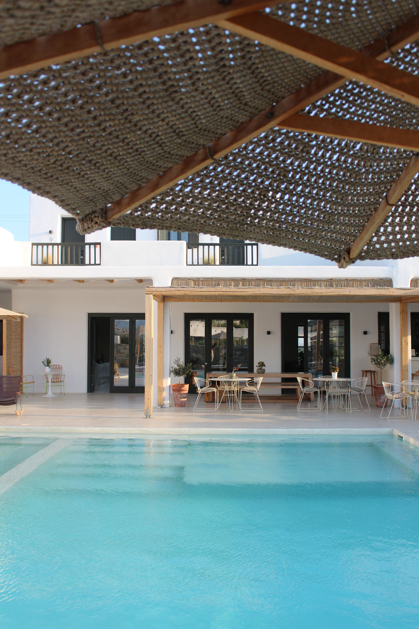 Koukoumi Vegan Hotel bar area