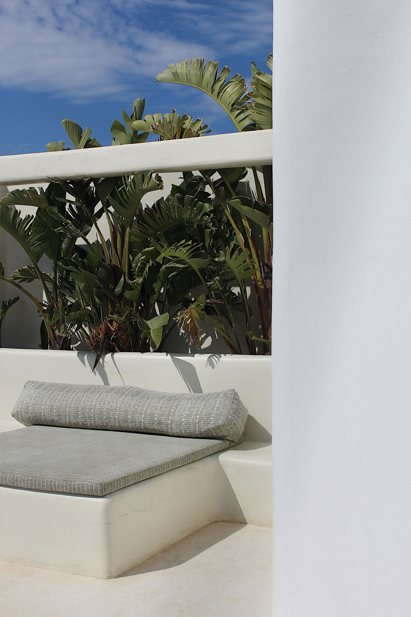 Koukoumi Vegan Hotel sitting area with decorations