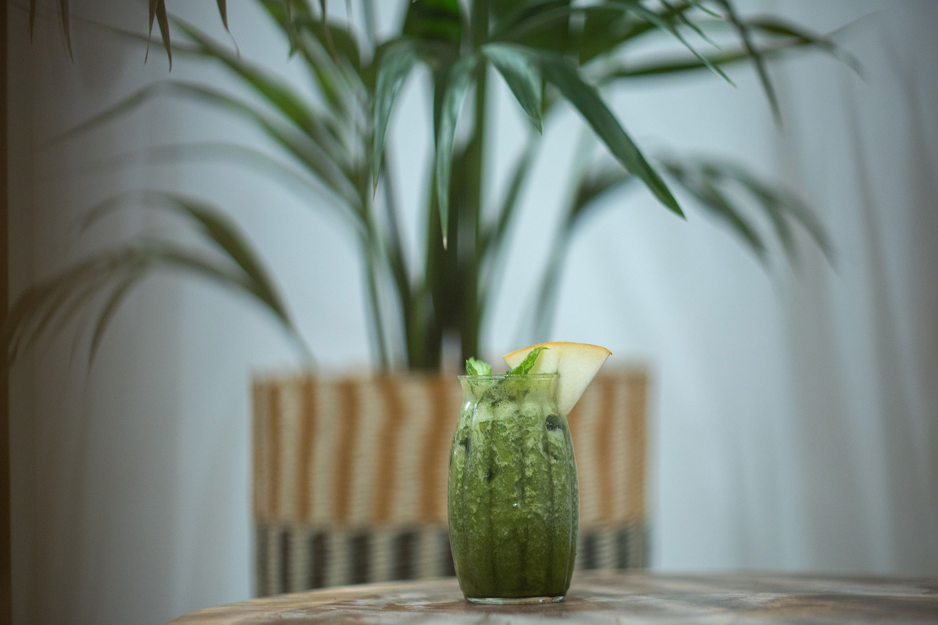 Koukoumi Vegan Hotel bar drink and area decoration