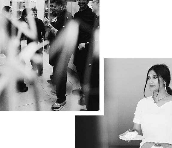 Koukoumi Vegan Hotel catering collage