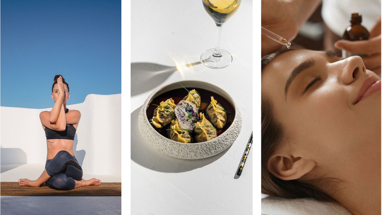 Koukoumi Vegan Hotel collage