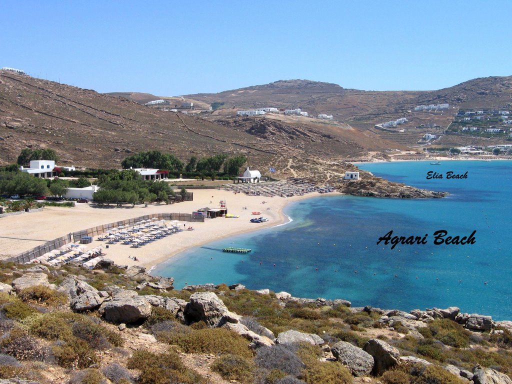 Agrari Beach and Elia Beach