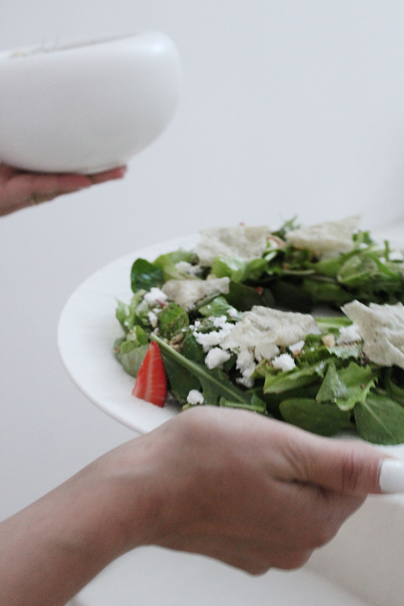 Koukoumi Vegan Hotel restaurant salad